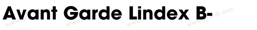 Avant Garde Lindex B字体转换